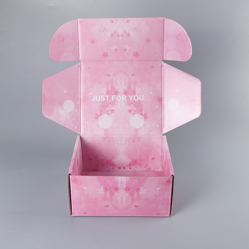 Wholesale Custom Socks Packaging Shipping Pink Mailer Boxes 05